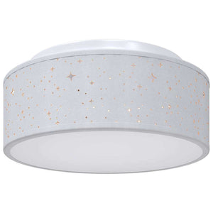 Graue Deckenlampe mit Strahlern