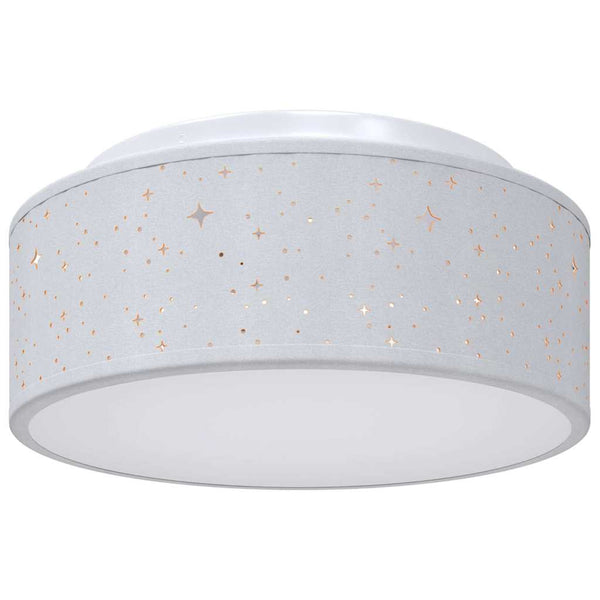 Graue Deckenlampe mit Strahlern
