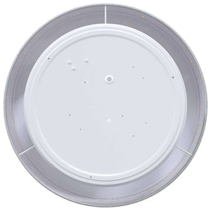 Graue Deckenlampe mit Strahlern
