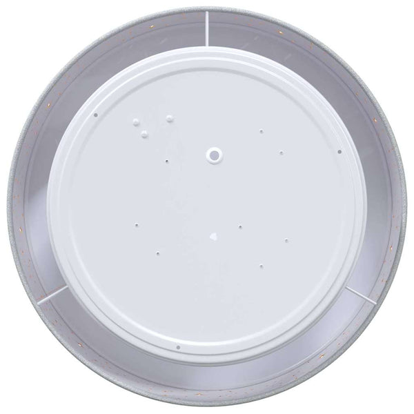 Graue Deckenlampe mit Strahlern