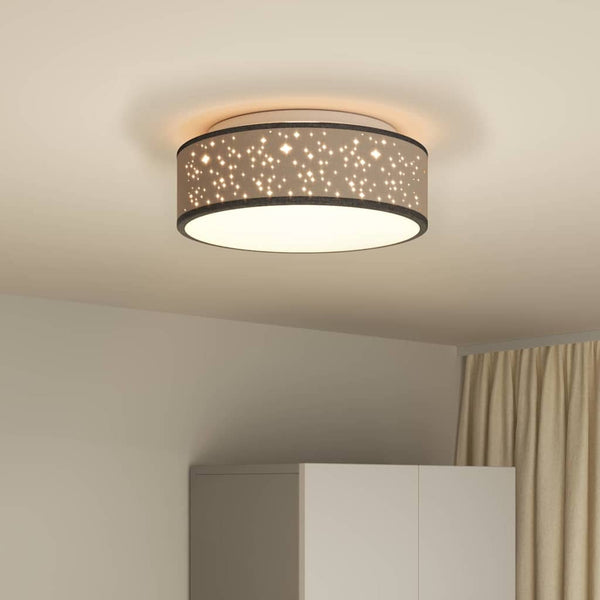 Schwarze Deckenlampe mit Strahlern