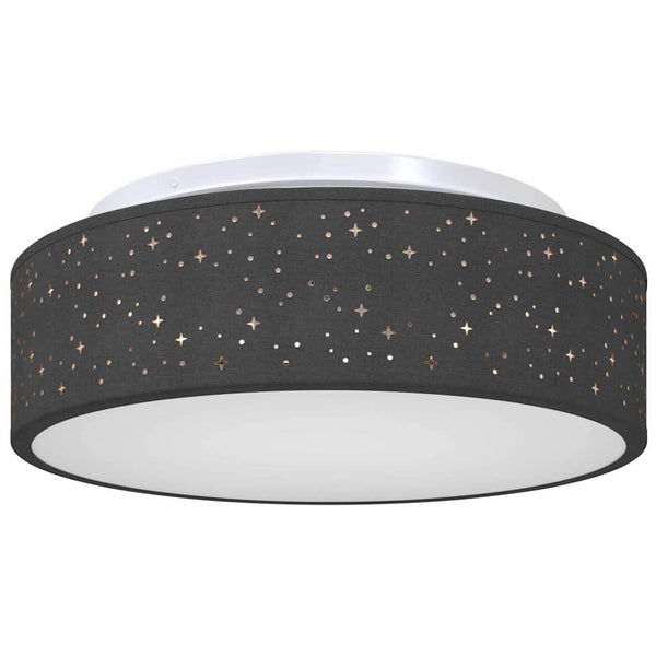 Schwarze Deckenlampe mit Strahlern