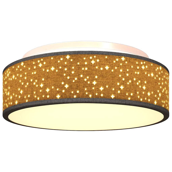 Schwarze Deckenlampe mit Strahlern