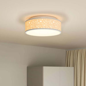 Graue Deckenlampe mit Strahlern, 38cm