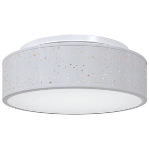 Graue Deckenlampe mit Strahlern, 38cm