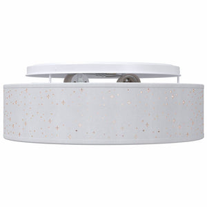 Graue Deckenlampe mit Strahlern, 38cm