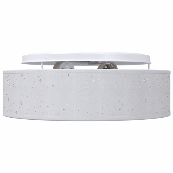 Graue Deckenlampe mit Strahlern, 38cm
