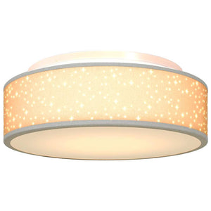 Graue Deckenlampe mit Strahlern, 38cm