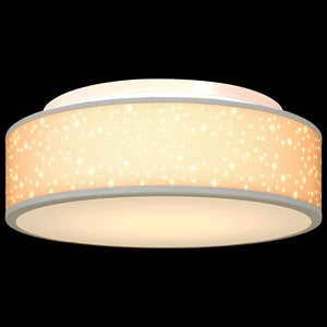 Graue Deckenlampe mit Strahlern, 38cm