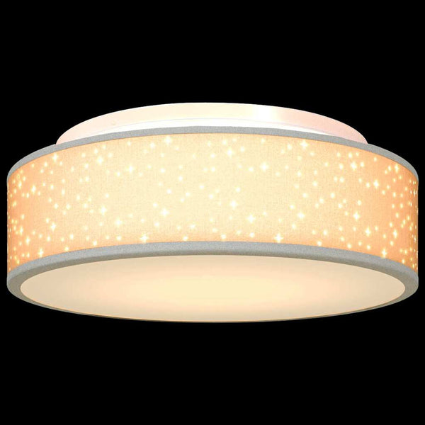 Graue Deckenlampe mit Strahlern, 38cm