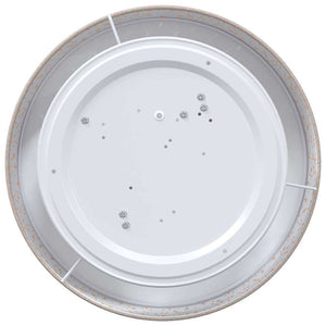 Deckenlampe mit Strahlern Taupe Stoff