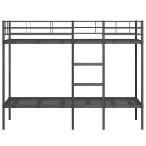 Etagenbett Schwarz 75x190 cm Stahl