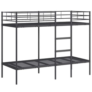 Etagenbett 80x200 cm Stahl Schwarz