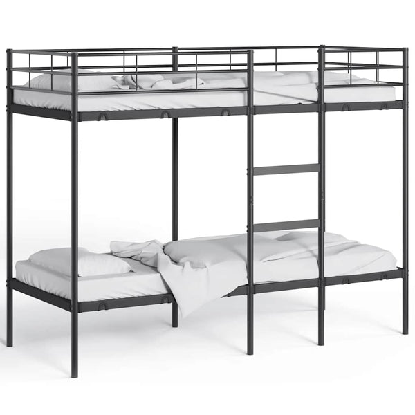 Etagenbett 80x200 cm Stahl Schwarz