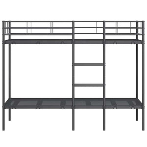 Etagenbett 80x200 cm Stahl Schwarz