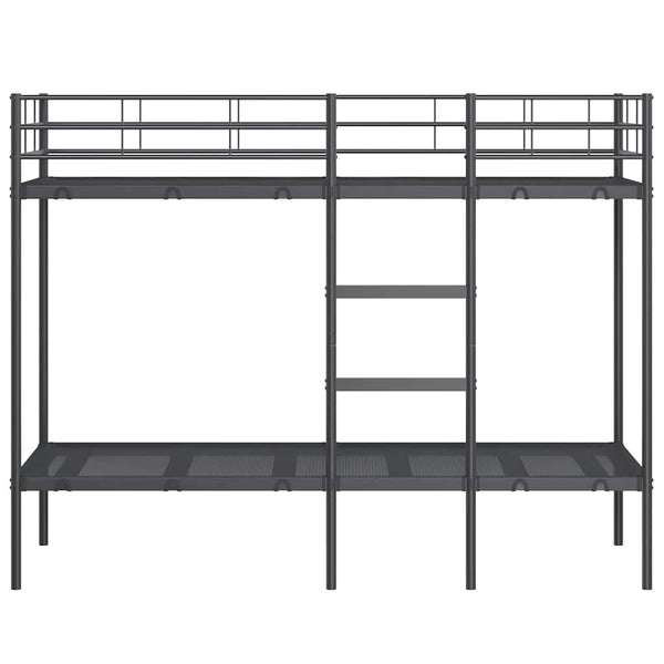 Etagenbett 80x200 cm Stahl Schwarz