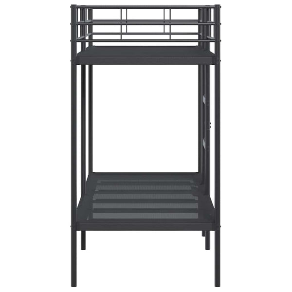 Etagenbett 80x200 cm Stahl Schwarz