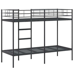 Etagenbett 80x200 cm Stahl Schwarz