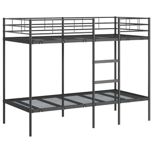 Etagenbett Schwarz 100x190 cm Stahl