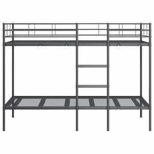 Etagenbett Schwarz 100x190 cm Stahl