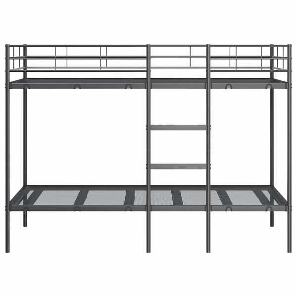 Etagenbett Schwarz 100x190 cm Stahl