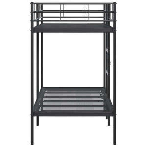 Etagenbett Schwarz 100x190 cm Stahl