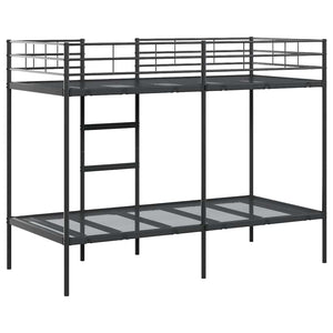 Etagenbett Schwarz 100x190 cm Stahl