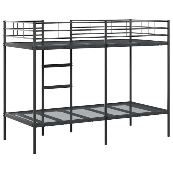 Etagenbett Schwarz 100x190 cm Stahl