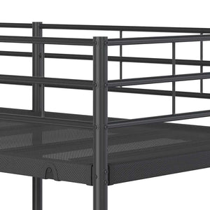 Etagenbett Schwarz 100x190 cm Stahl