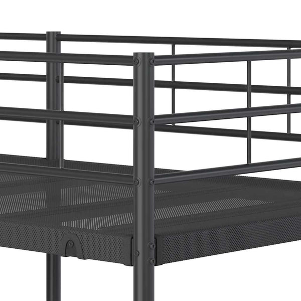 Etagenbett Schwarz 100x190 cm Stahl