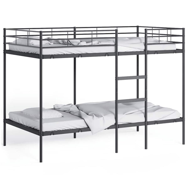 Etagenbett Schwarz 100x200 cm Stahl