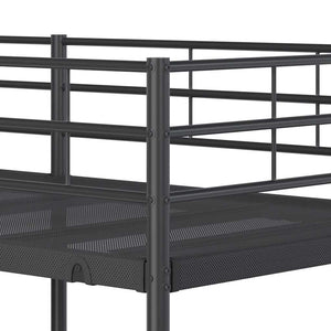 Etagenbett Schwarz 100x200 cm Stahl