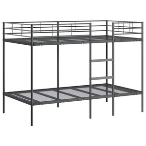 Schwarzes Etagenbett 107x203 cm Stahl