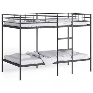 Schwarzes Etagenbett 107x203 cm Stahl