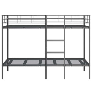 Schwarzes Etagenbett 107x203 cm Stahl