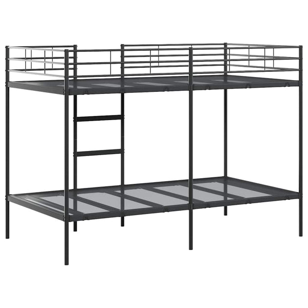Schwarzes Etagenbett 107x203 cm Stahl