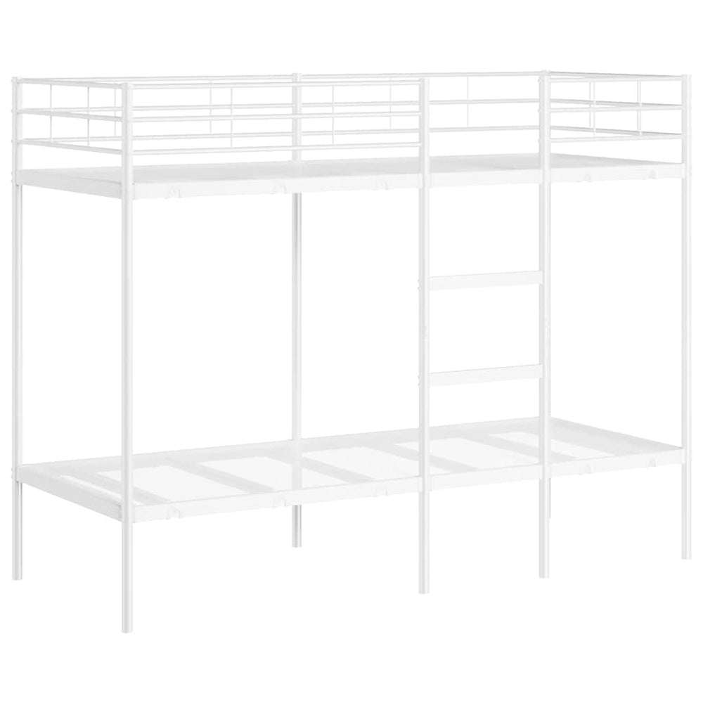 Etagenbett Weiß 75x190 cm ohne Matratze