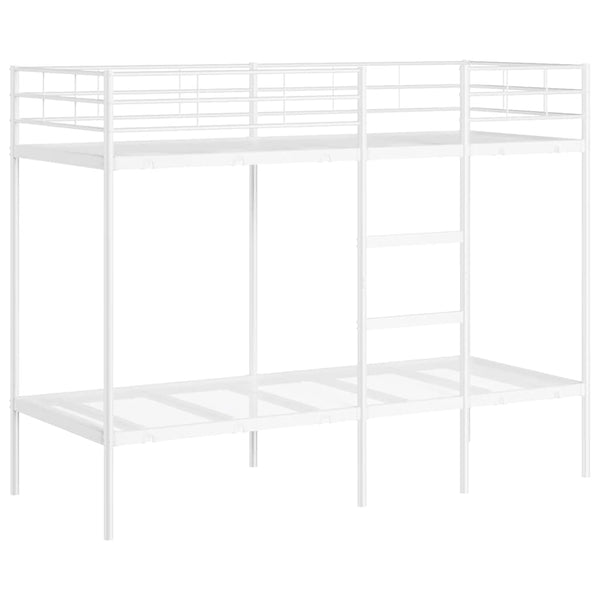 Etagenbett Weiß 75x190 cm ohne Matratze