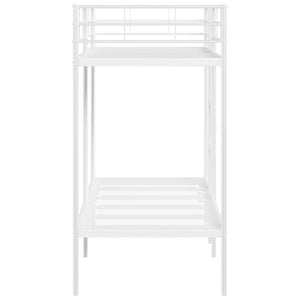 Etagenbett Weiß 75x190 cm ohne Matratze