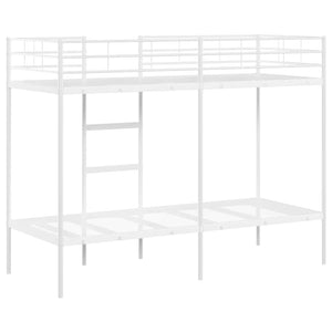 Etagenbett Weiß 75x190 cm ohne Matratze