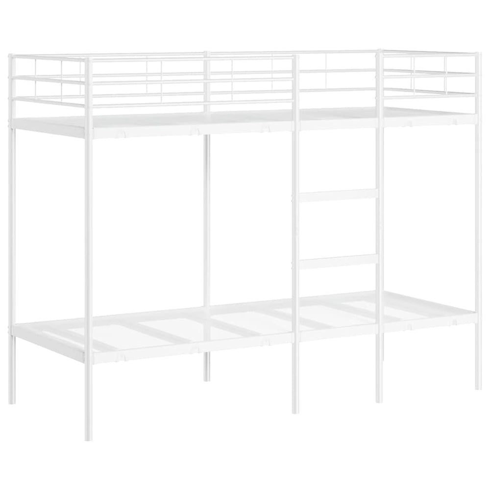 Etagenbett Weiß 80x200 cm Stahl
