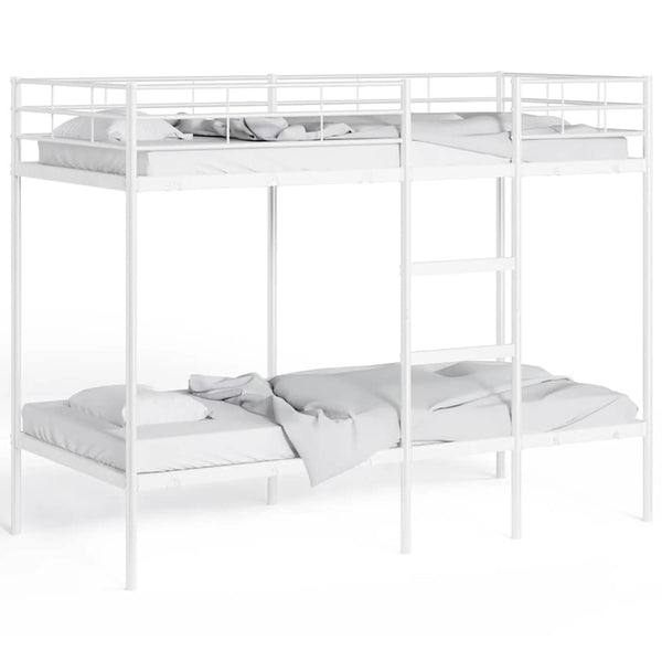 Etagenbett Weiß 80x200 cm Stahl