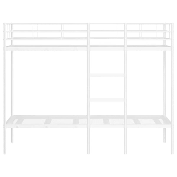 Etagenbett Weiß 80x200 cm Stahl