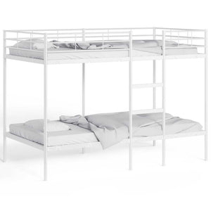 Etagenbett Weiß 100x200 cm Stahl