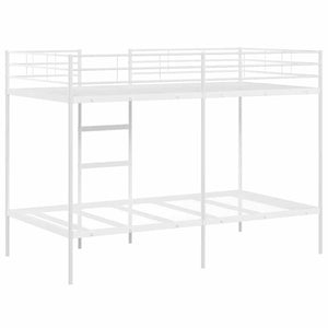 Etagenbett Weiß 100x200 cm Stahl