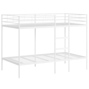 Etagenbett Weiß 107x203 cm Stahl