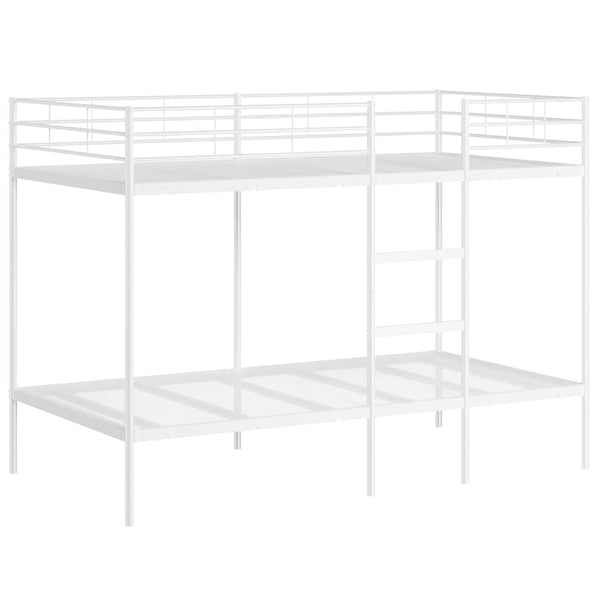 Etagenbett Weiß 107x203 cm Stahl