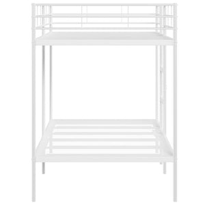 Etagenbett Weiß 107x203 cm Stahl