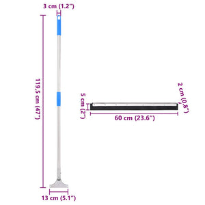 Wasserschieber mit Stiel, 60 cm