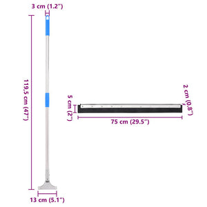 Wasserschieber mit Stiel, 75 cm